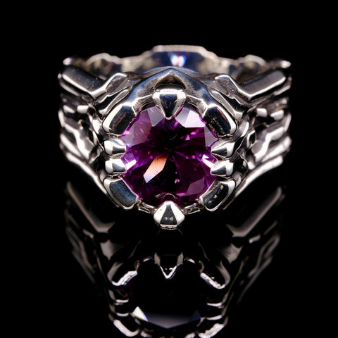 Zevria - Sapphire & silver ring