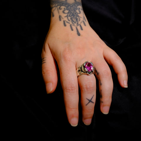 Aetrum - Sapphire & silver ring