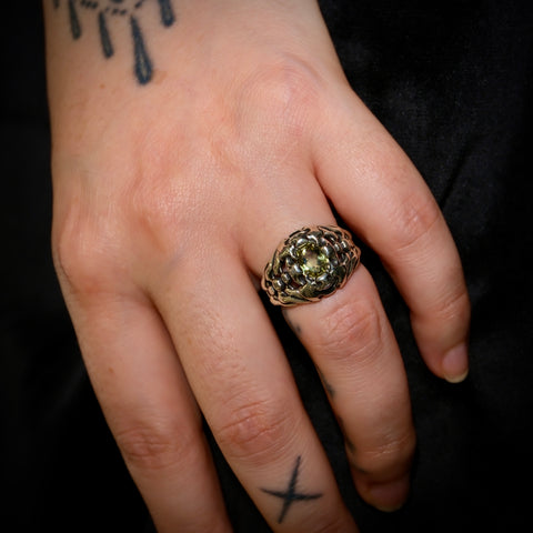 Cyndralis - Sapphire & silver ring