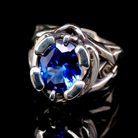 Aetrum - Sapphire & silver ring