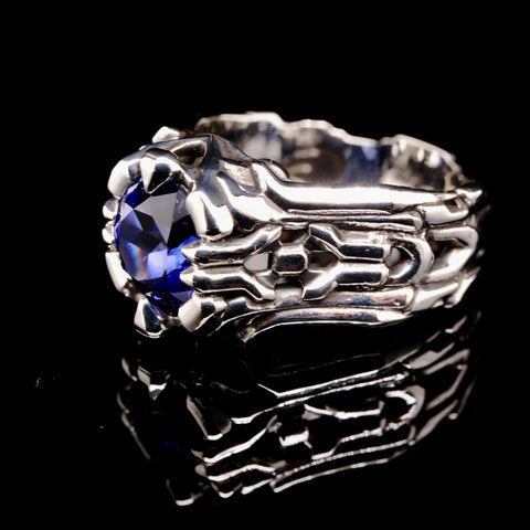 Zevria - Sapphire & silver ring