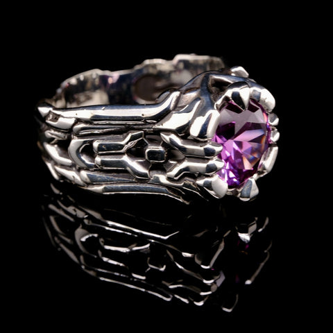 Zevria - Sapphire & silver ring