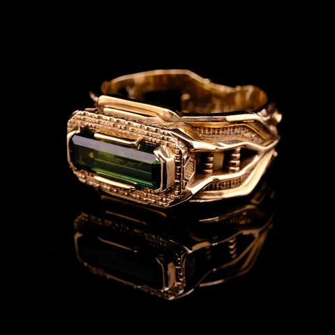 'Nova' - sapphire & gold ring