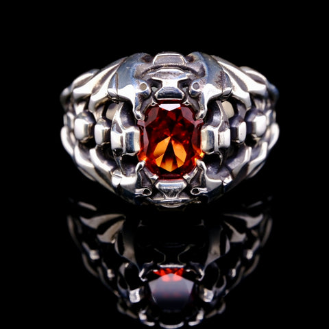 Cyndralis - Sapphire & silver ring
