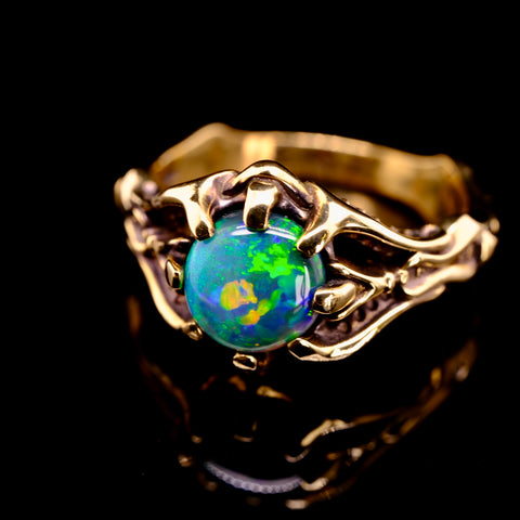 'Aetheris' - opal & gold ring
