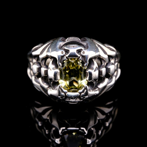 Cyndralis - Sapphire & silver ring