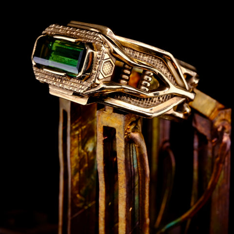 'Nova' - sapphire & gold ring