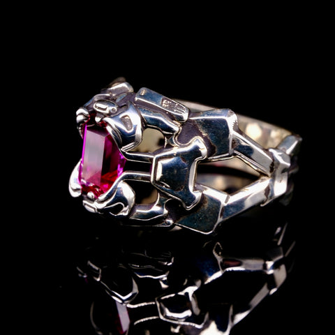 Vireign - Sapphire & silver ring