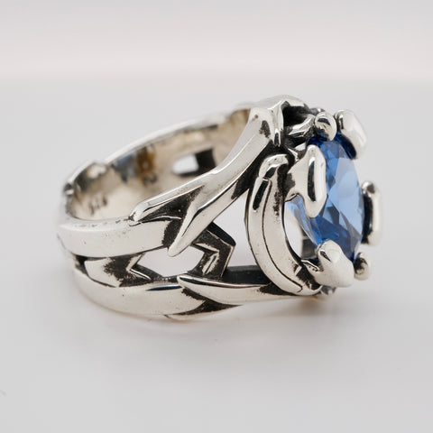 Aetrum - Sapphire & silver ring
