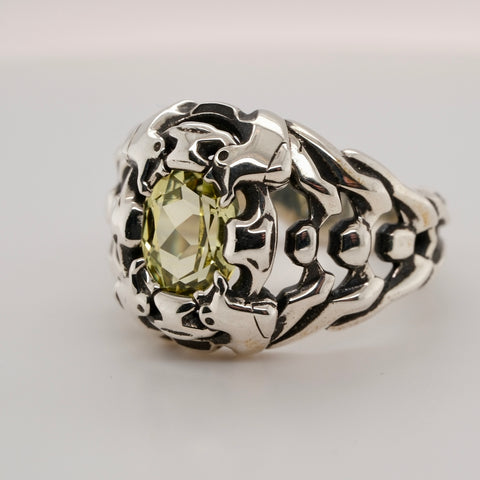 Cyndralis - Sapphire & silver ring