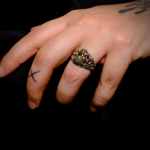 Cyndralis - Sapphire & silver ring