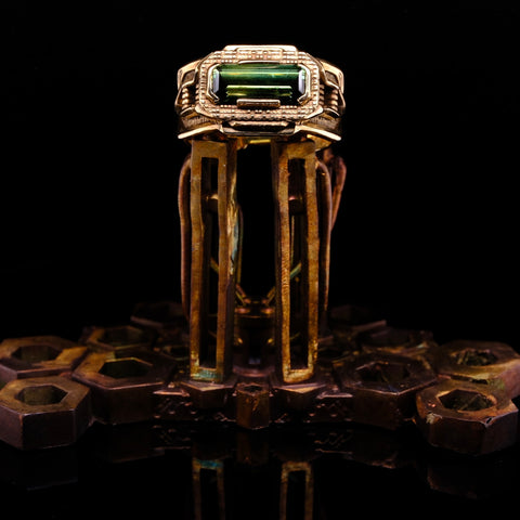 'Nova' - sapphire & gold ring