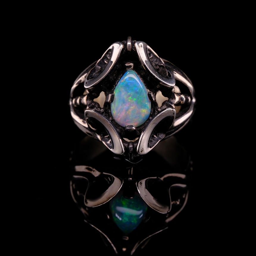 ‘Nocturne’ opal ring