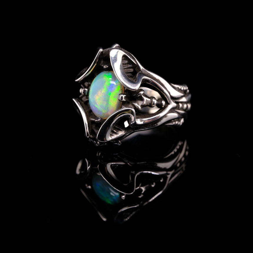 Nocturne opal ring