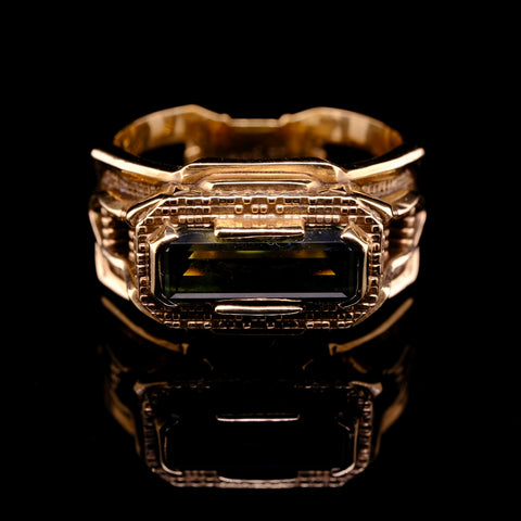 'Nova' - sapphire & gold ring