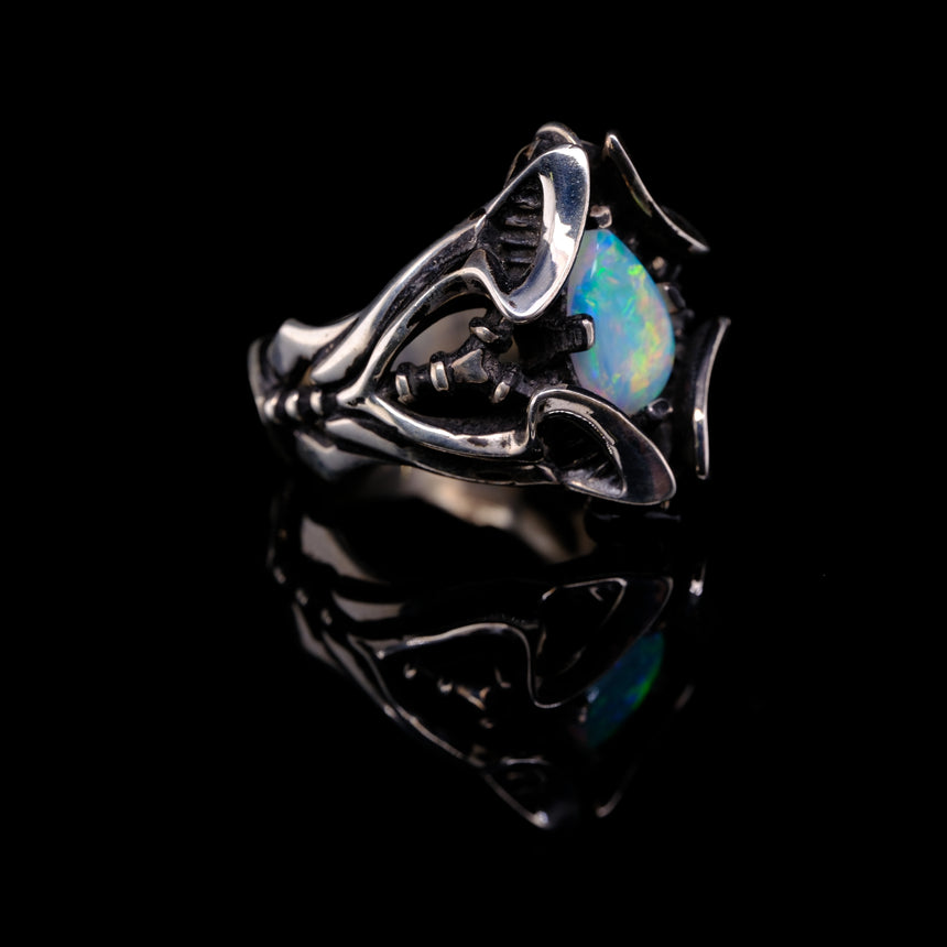 ‘Nocturne’ opal ring