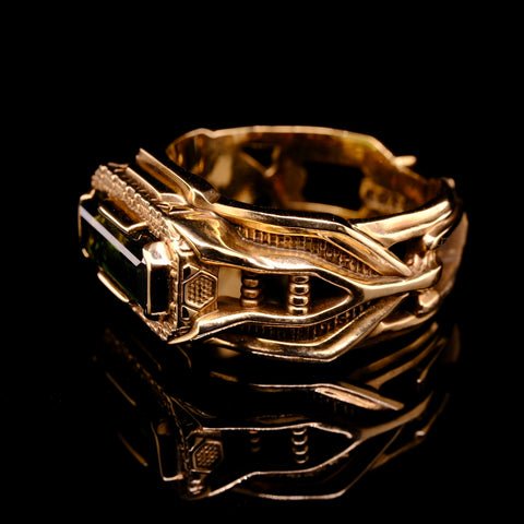 'Nova' - sapphire & gold ring
