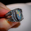 ‘Cyberpunk’ #6 - Opal doublet & silver ring
