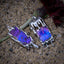 Electric lavender Melty earrings