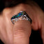 Boulder opal ring