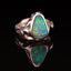 Opal doublet in ‘Wild Style’ silver