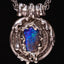 ‘Melty Medallion’ opal pendant