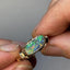 Boulder opal & gold ring