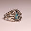 Opal doublet ‘Earthset’ ring