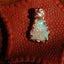 Rose rock bud - gem crystal opal pendant
