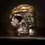 Pirate Skull sapphire ring