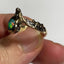 Molten Melt black opal ring
