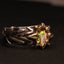 ‘Sunburst’… opal doublet ‘Earthset’ ring