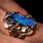 Blue ‘Rock Bud’ 🪨 ring