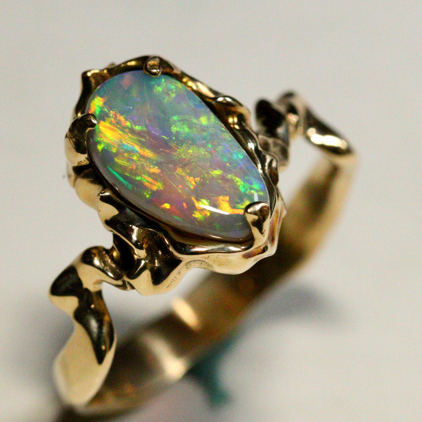 ‘Wild Molten’ 🔥 opal ring