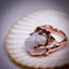 ‘White rose’ opal ring