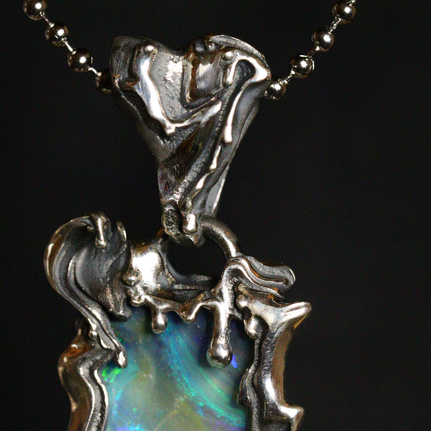 Wild Style X Melty - XL 🌊 opal pendant